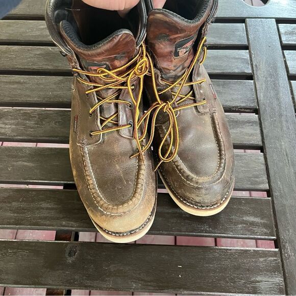 Red Wing Shoes Waterproof Moc Toe Wedge Sole Boots (11)  ?? main image 5